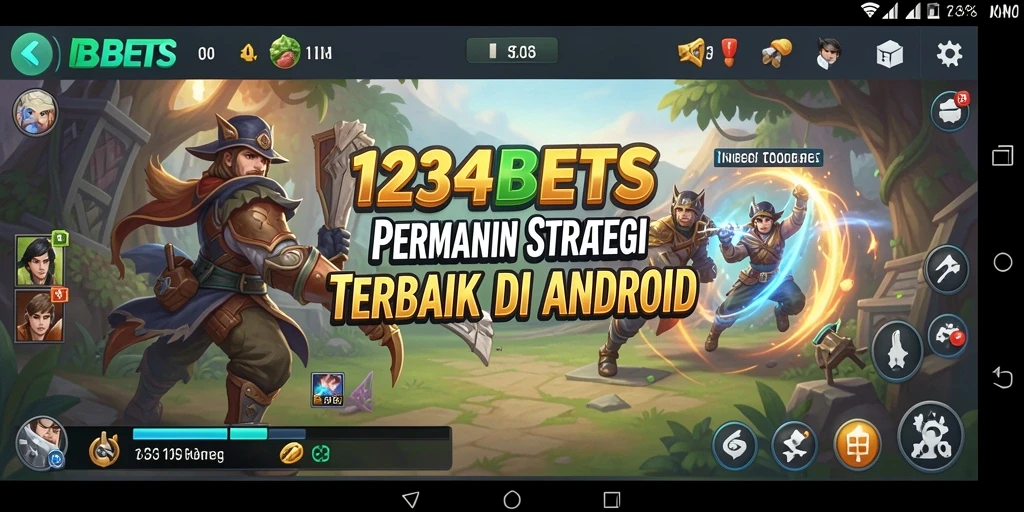 Screenshot gameplay 1234BETS menampilkan pertempuran strategis yang mendebarkan.