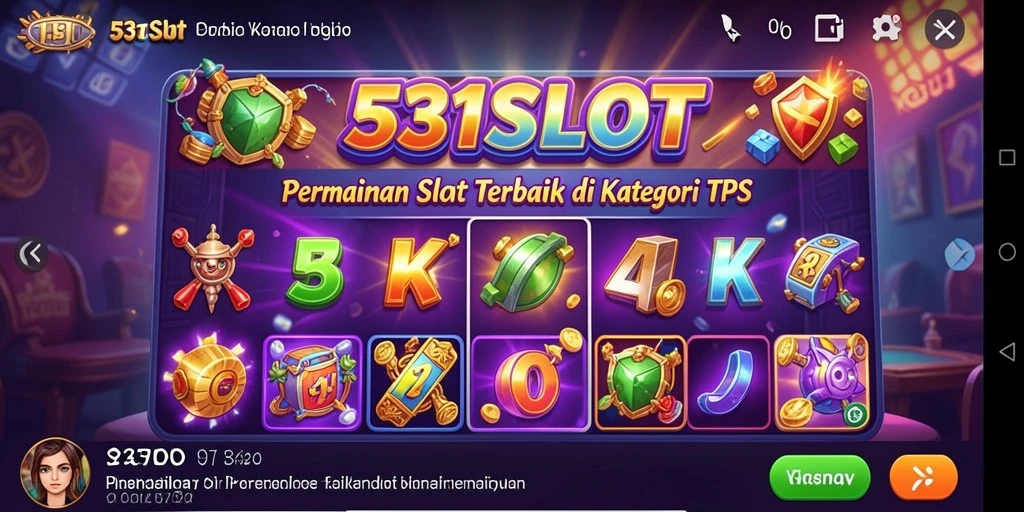 Tampilan gameplay 531SLOT yang menarik dan menghibur.