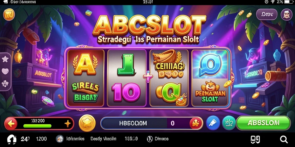 Screenshot gameplay <strong>ABCSLOT</strong> menampilkan strategi yang mendebarkan.