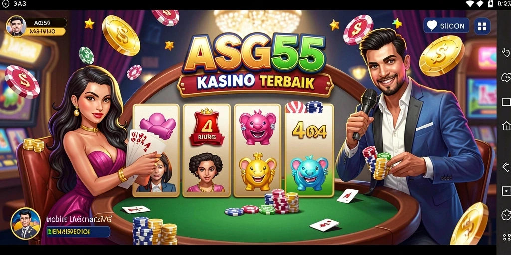 Tampilan menarik dari permainan Kasino ASG55 yang menegangkan.