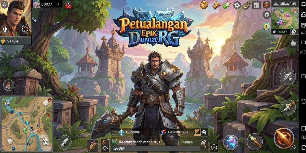 Screenshot C0077 menampilkan pertarungan seru dan grafis yang menakjubkan.