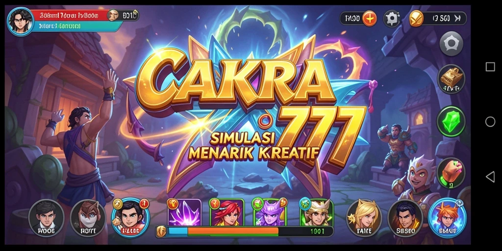 Screenshot gameplay CAKRA777 yang menampilkan grafis simulasi yang realistis.