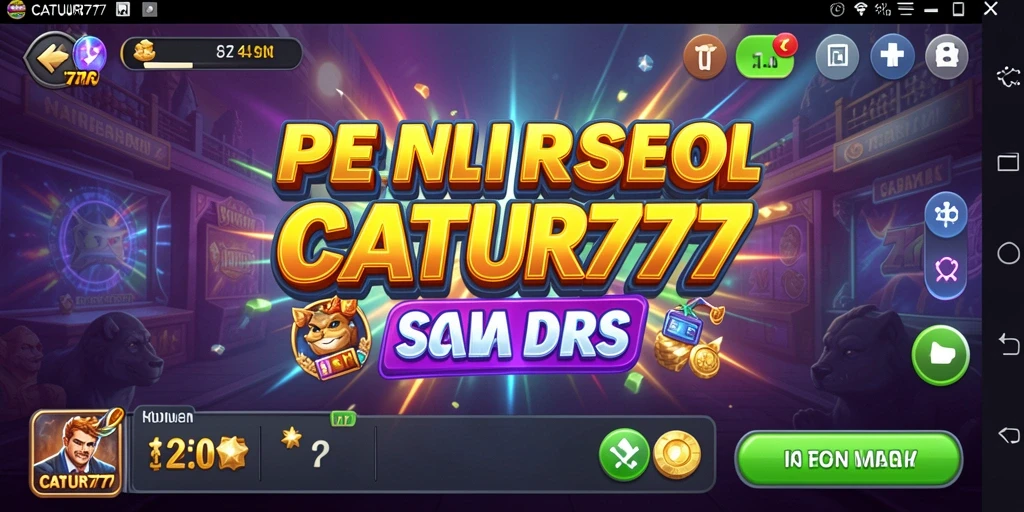 Tangkapan layar gameplay <strong>CATUR777</strong> yang menarik dan penuh warna.
