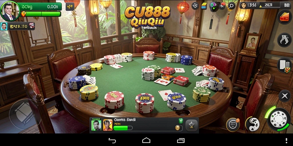 Gameplay seru dan menegangkan dari CU888 QiuQiu.