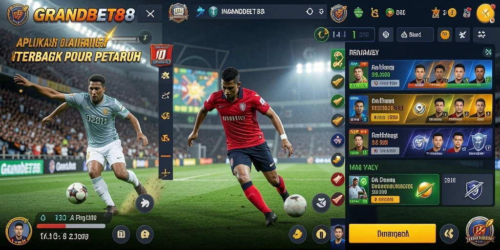 Tampilan menarik dari gameplay taruhan olahraga di GRANDBET88.