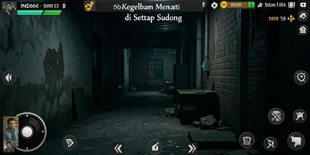 Gameplay IND666 yang menegangkan di tengah kegelapan.