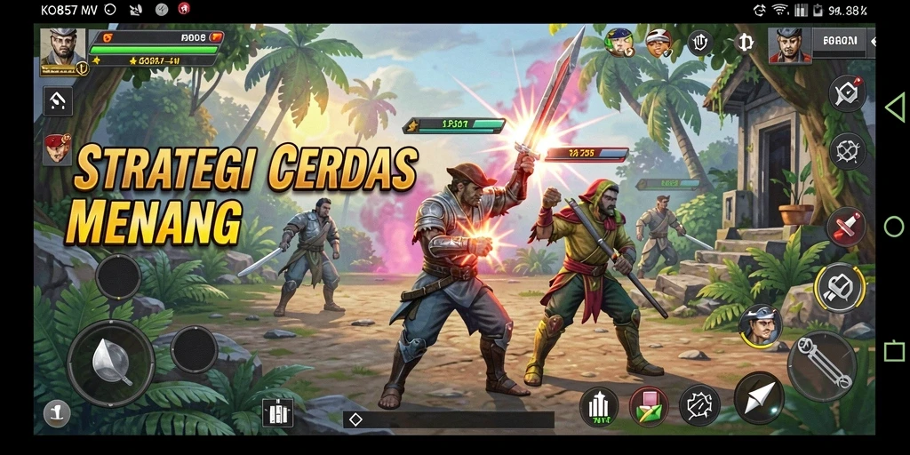 Screenshot KO857 menampilkan aksi seru dalam permainan strategi yang mendebarkan.