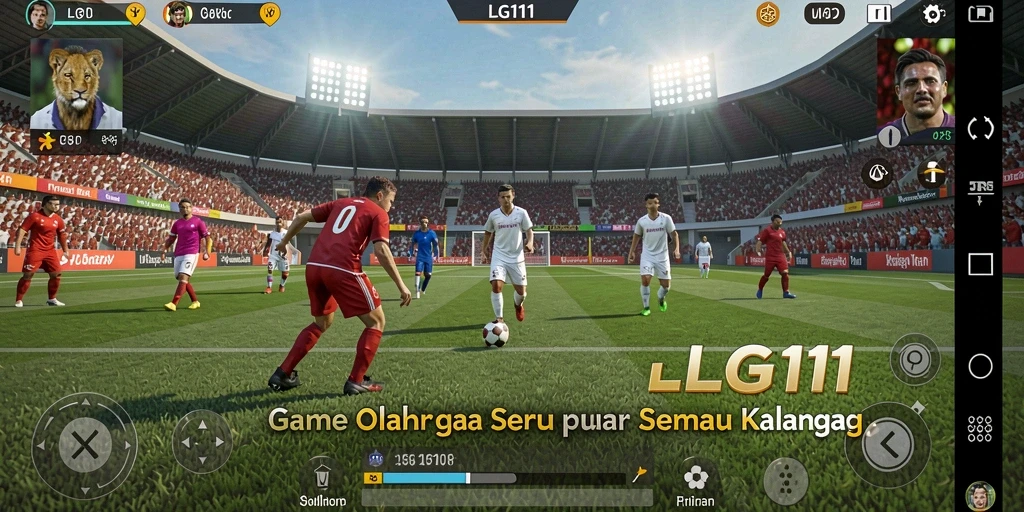 Gambaran gameplay LG111 yang mendebarkan di berbagai cabang olahraga.