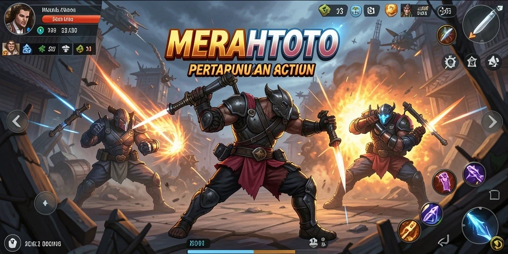 Tampilan gameplay <strong>MERAHTOTO</strong> yang seru dan penuh aksi.