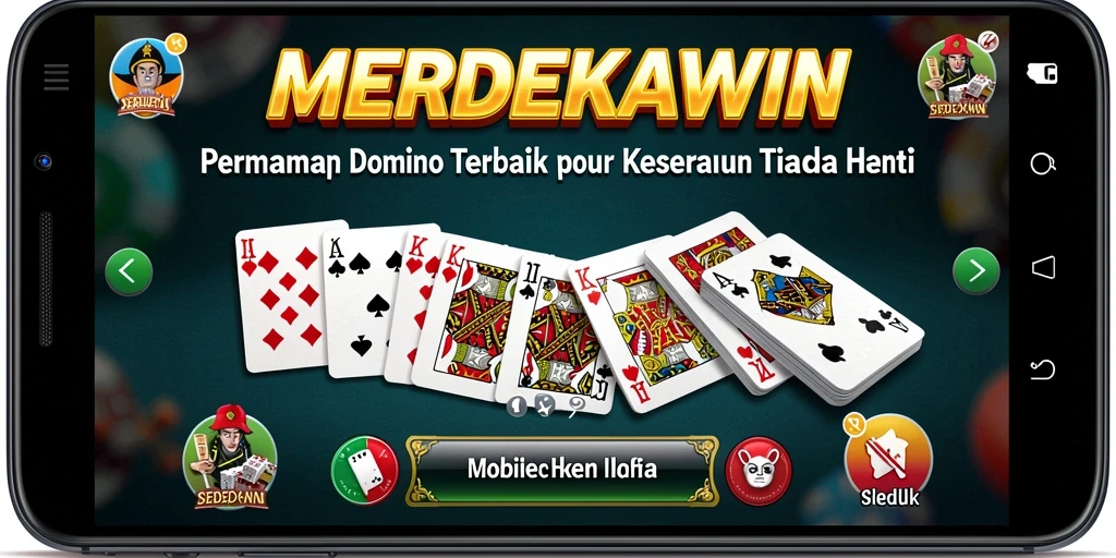 Tampilan menarik dari gameplay MERDEKAWIN dengan pemain berinteraksi.