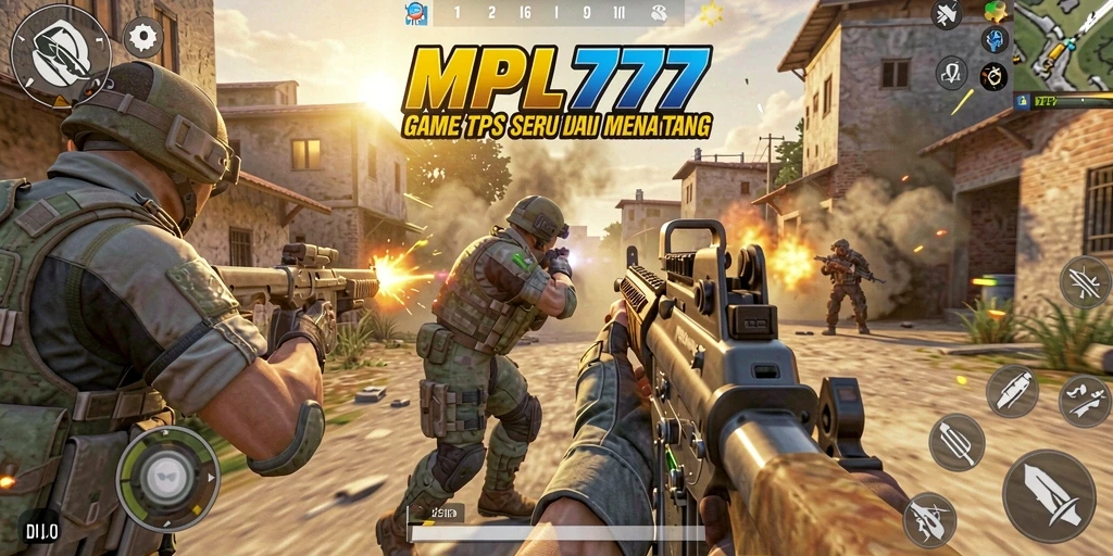 Screenshot MPL777 menampilkan aksi seru dalam permainan TPS.