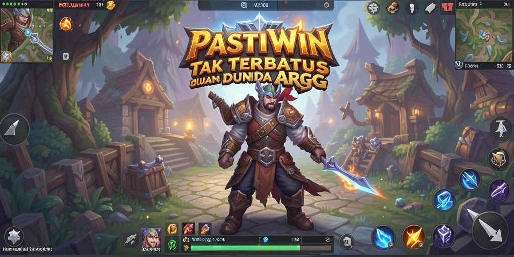 Tangkapan layar menampilkan pertempuran seru dalam PASTIWIN.