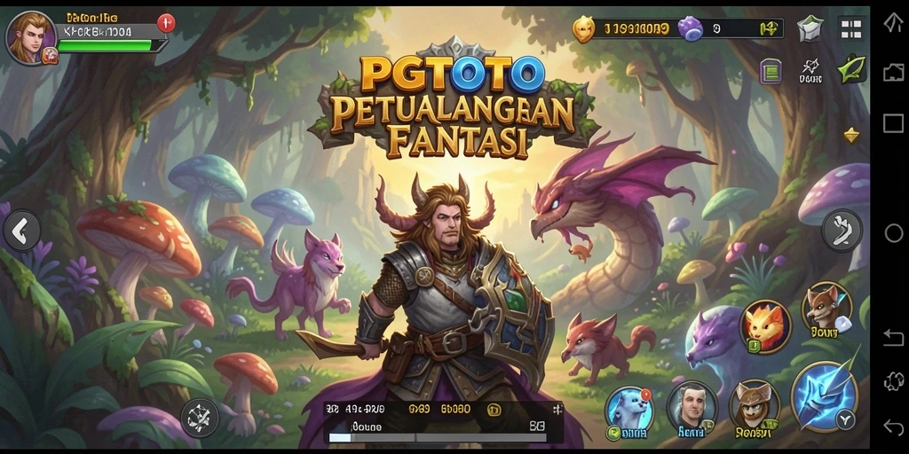 Screenshot gameplay PGTOTO yang menampilkan karakter dalam pertempuran seru.