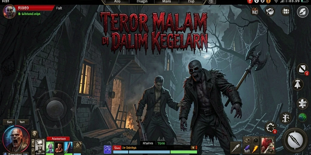 Menampilkan gameplay menegangkan dengan atmosfer horor yang mencekam.
