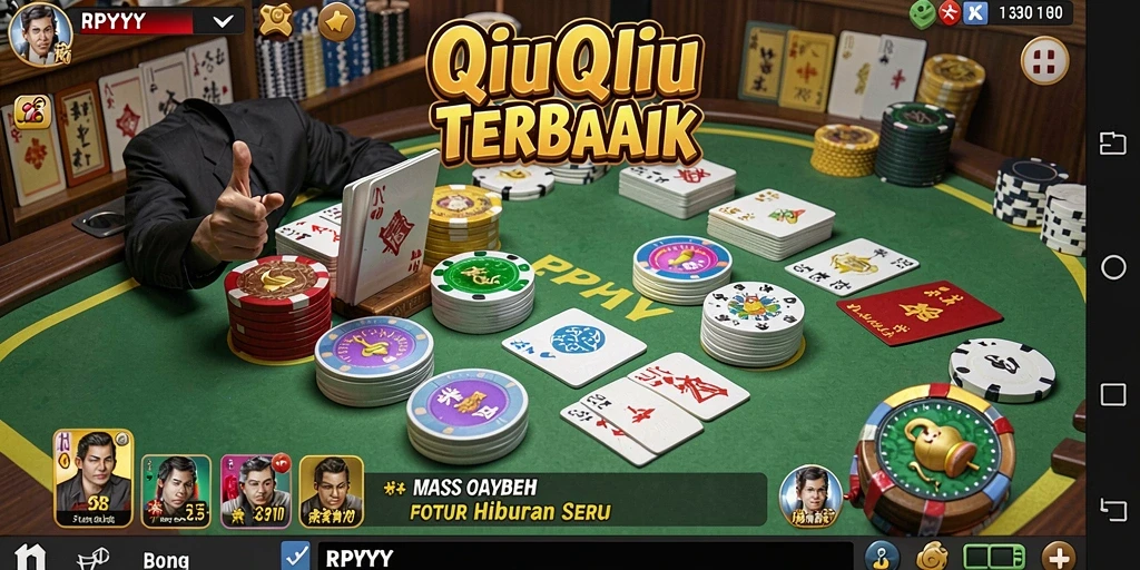 Tampilan gameplay QiuQiu yang seru dan interaktif di RPYYY.