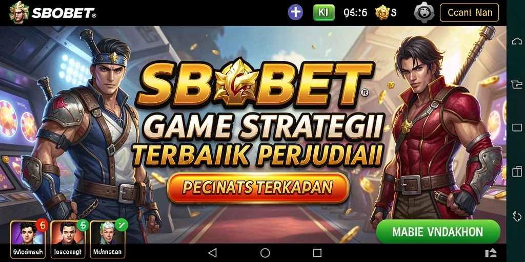 Tampilan gameplay SBOBET yang mendebarkan dan penuh strategi.