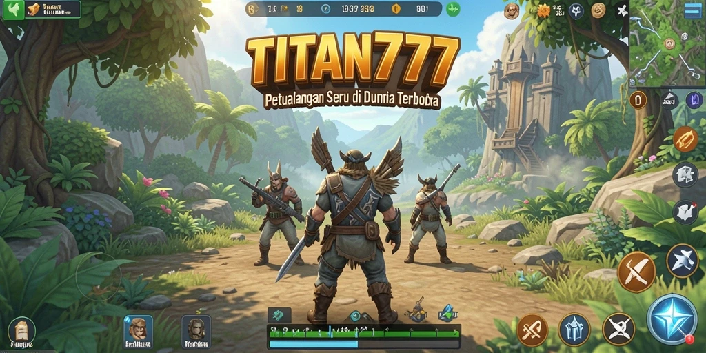 Gameplay utama TITAN777 yang menakjubkan di dunia terbuka.