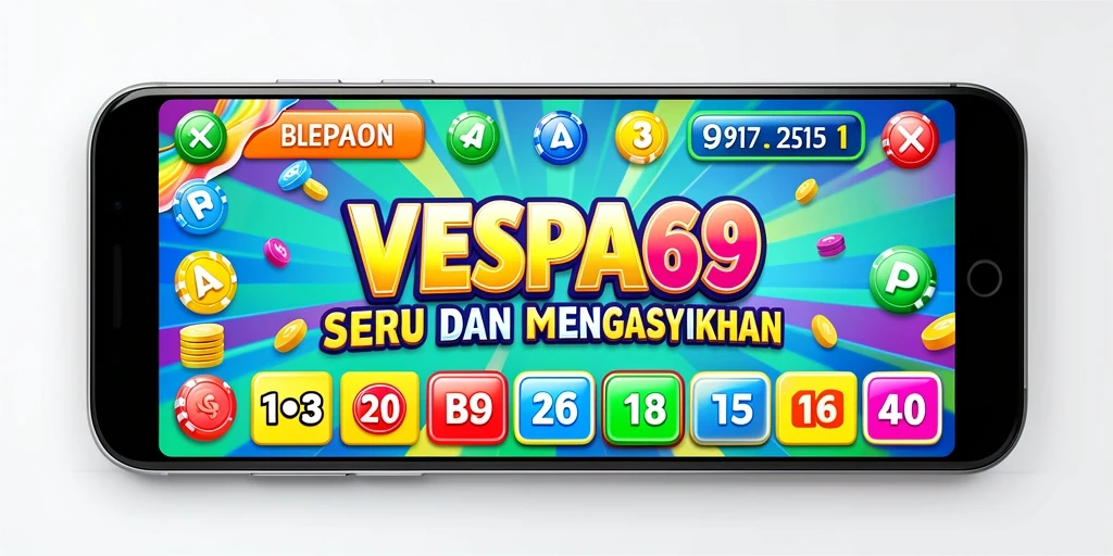 Tampilan gameplay menarik dari VESPA69 saat bermain Bingo.